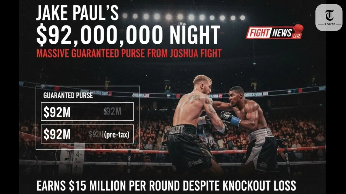 Jake Paul prize money from Joshua fight payout breakdown