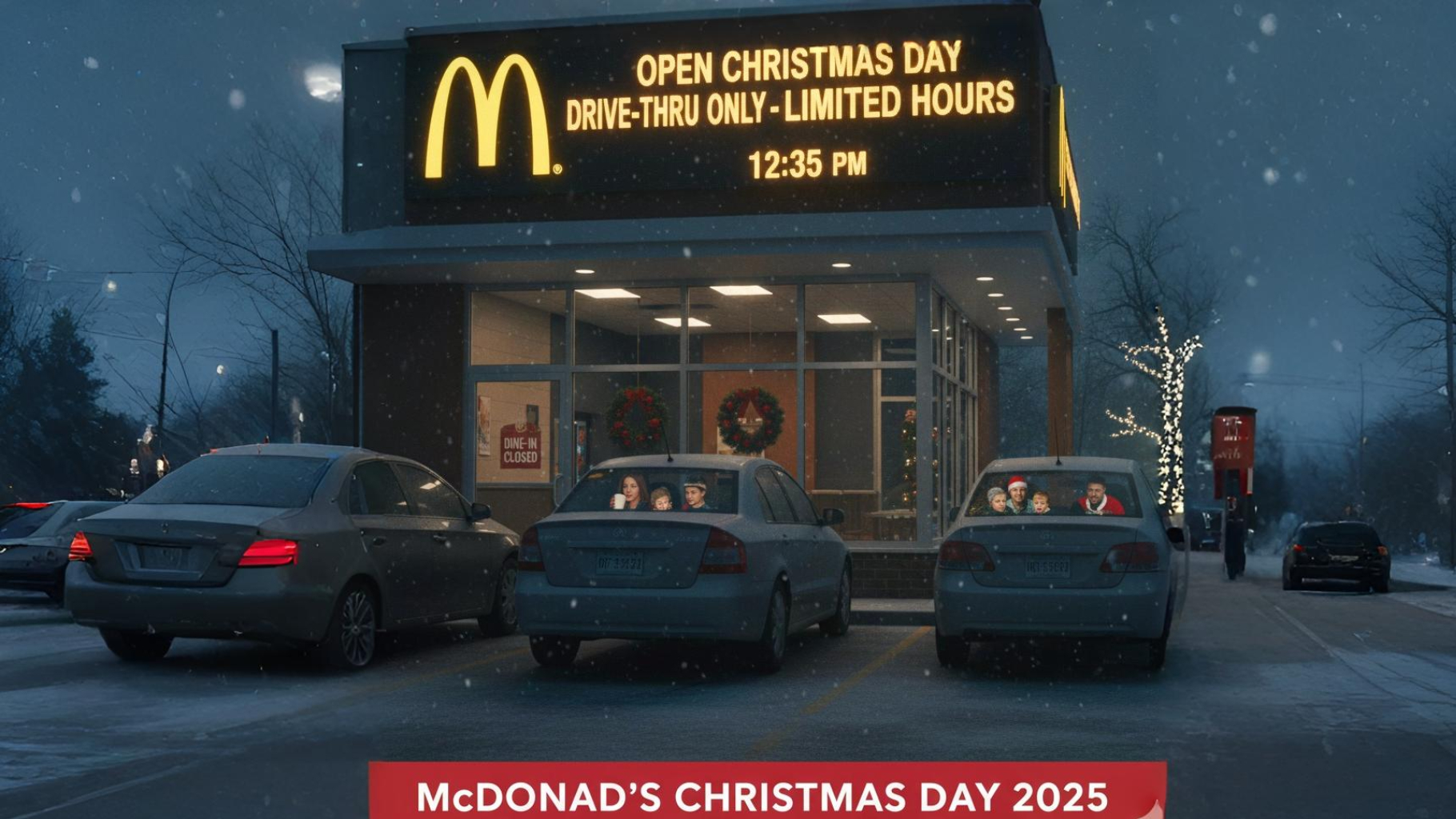 Is McDonald’s open on Christmas Day 2025 store hours