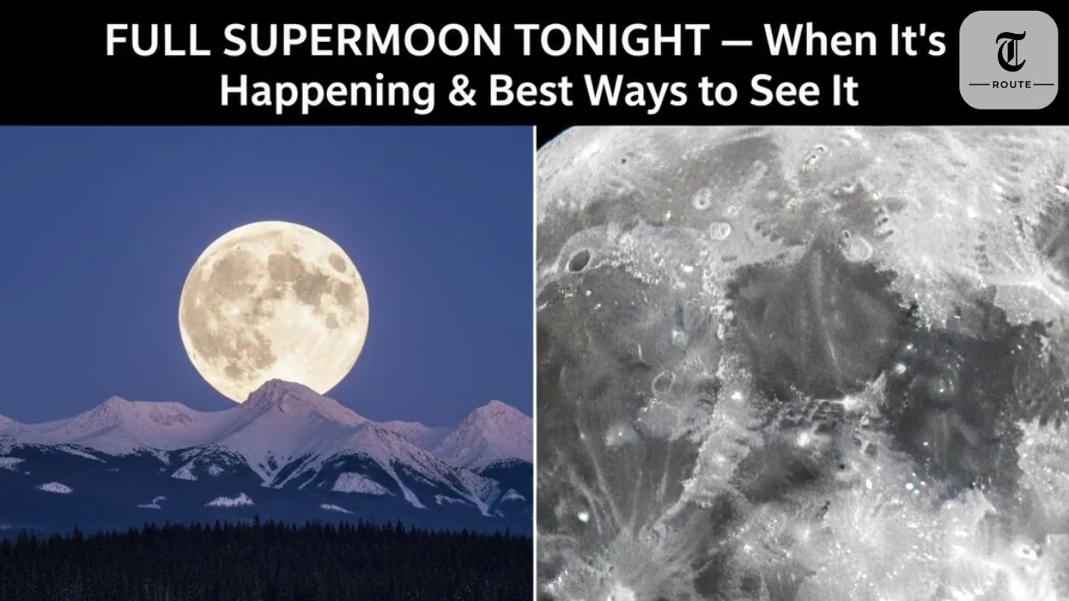 Full Supermoon Tonight — Date, Time & What It Means