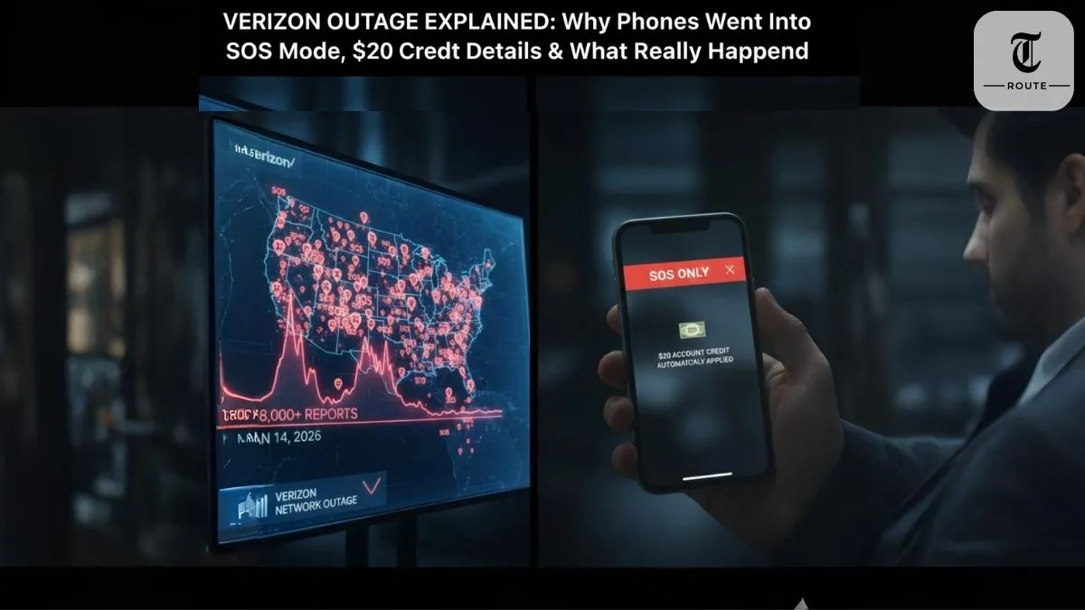 Verizon Outage Explained: Why Phones Went Into SOS Mode, $20 Credit Details & What Really Happened