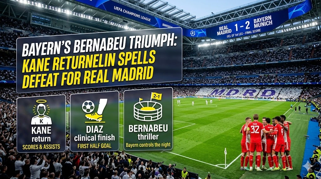 Real Madrid vs Bayern Munich: Score, Goals and Result — UCL 2026